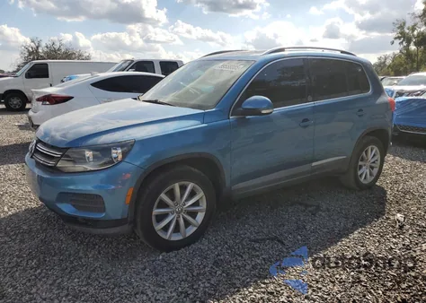 2017 Volkswagen Tiguan Wolfsburg из США, поврежденный, VIN WVGRV7AX9HK020806